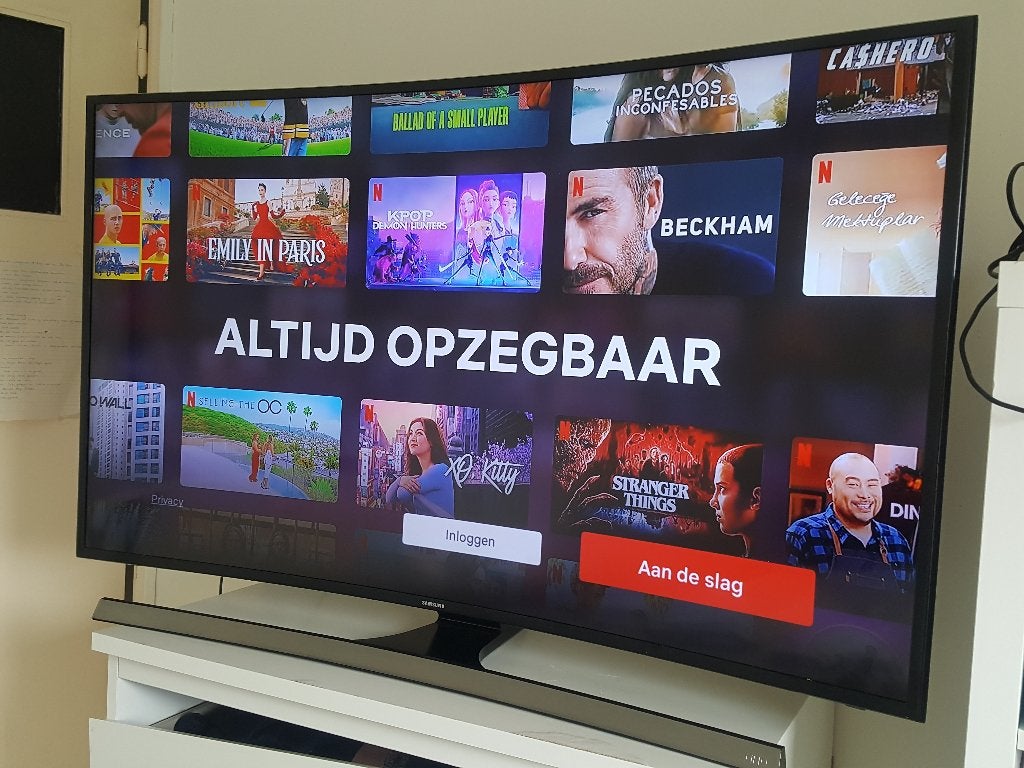 SAMSUNG CURVED UE48JU6770 SMART LED WIFI, Ophalen, 50 Hz, Samsung, 100 cm of meer