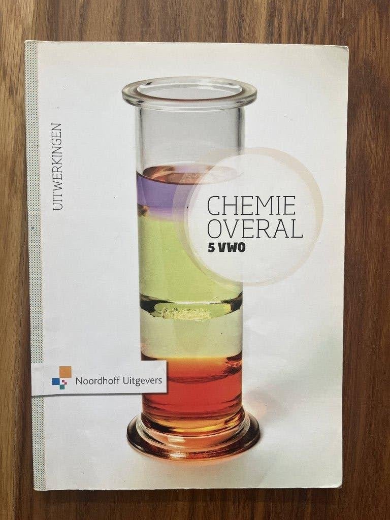 Chemie Overal 5 VWO Uitwerkingen, VWO, Scheikunde, Ophalen of Verzenden, Zo goed als nieuw