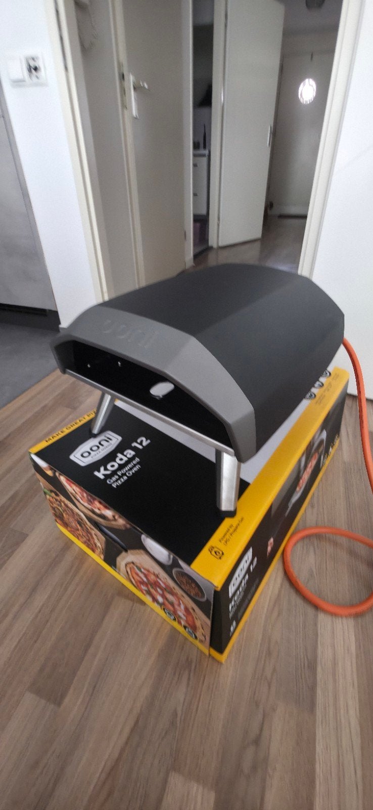 Ooni Koda 12 gasgestookte pizzaoven met accessoires, Tuin en Terras, Ophalen of Verzenden, Zo goed als nieuw, Ooni