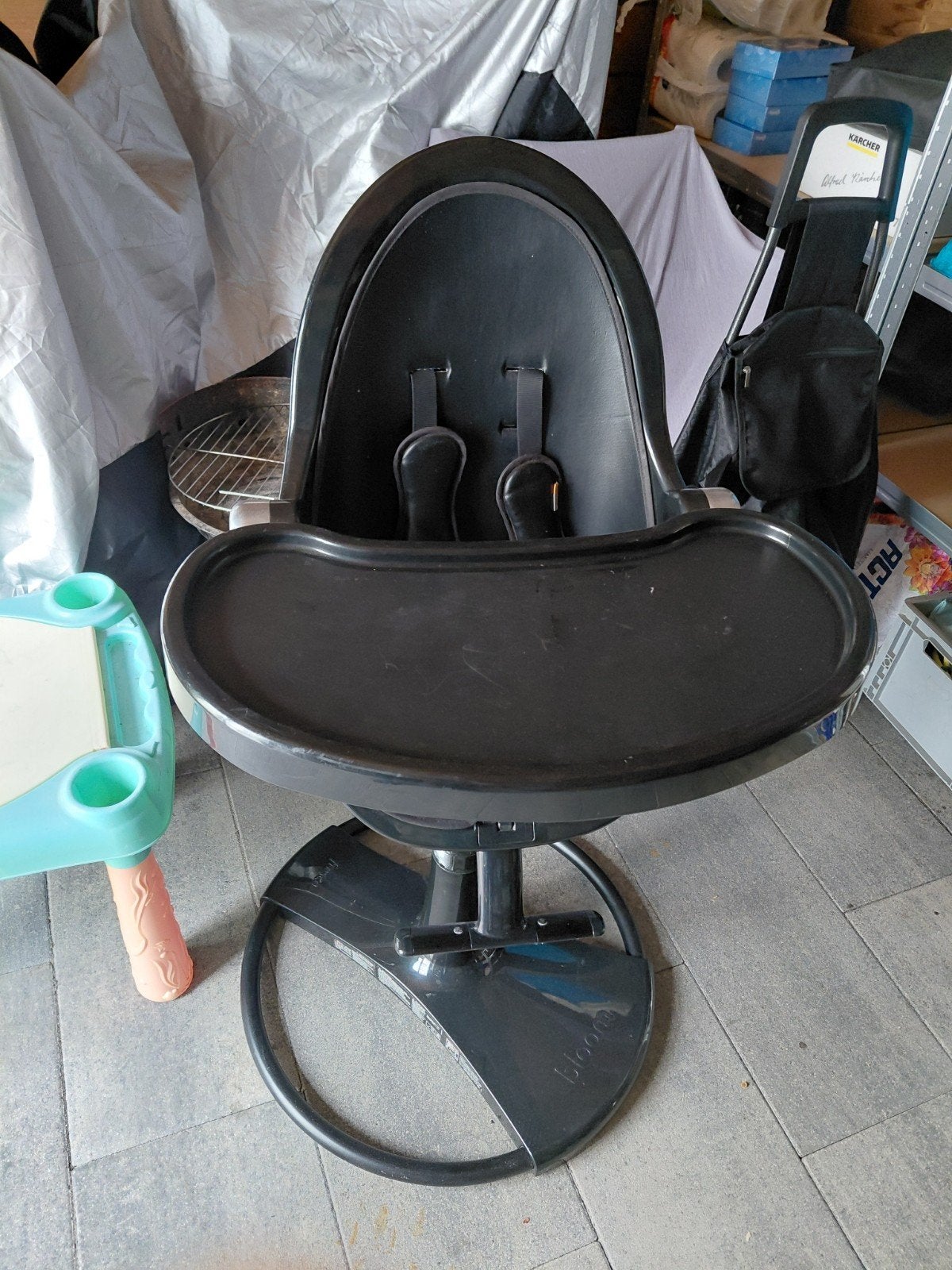 Bloom Fresco Chrome kinderstoel - Zwart, Ophalen