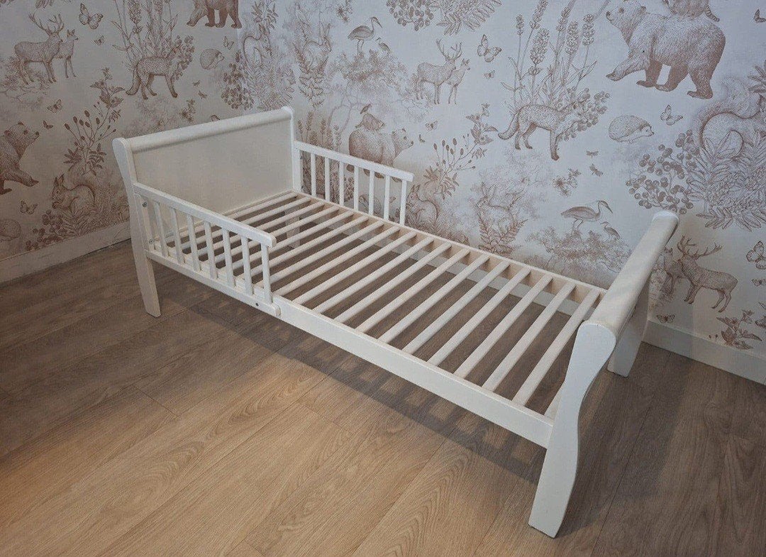 Woodies Noble Toddler peuterbed wit, Ophalen, 70 tot 85 cm, 140 tot 160 cm, Zo goed als nieuw