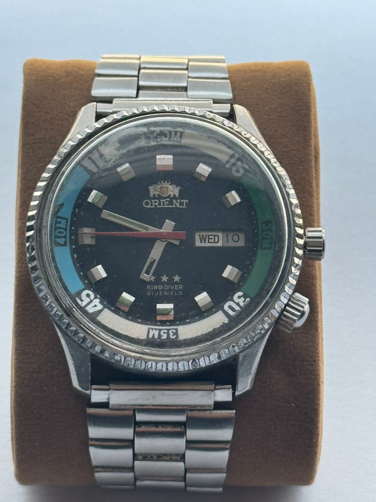 Orient King Diver vintage jaren ’70 automatisch 21 jewels, Ophalen of Verzenden