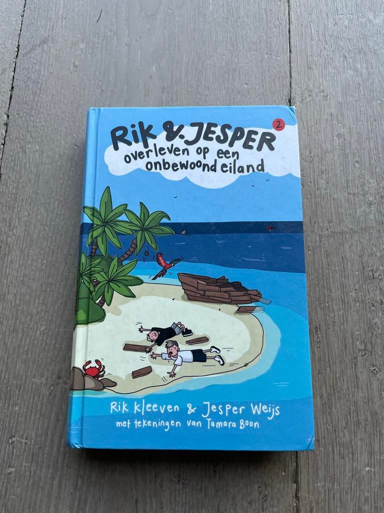 Rik & Jesper: Overleven op een onbewoond eiland, Ophalen of Verzenden, Gelezen, Algemeen