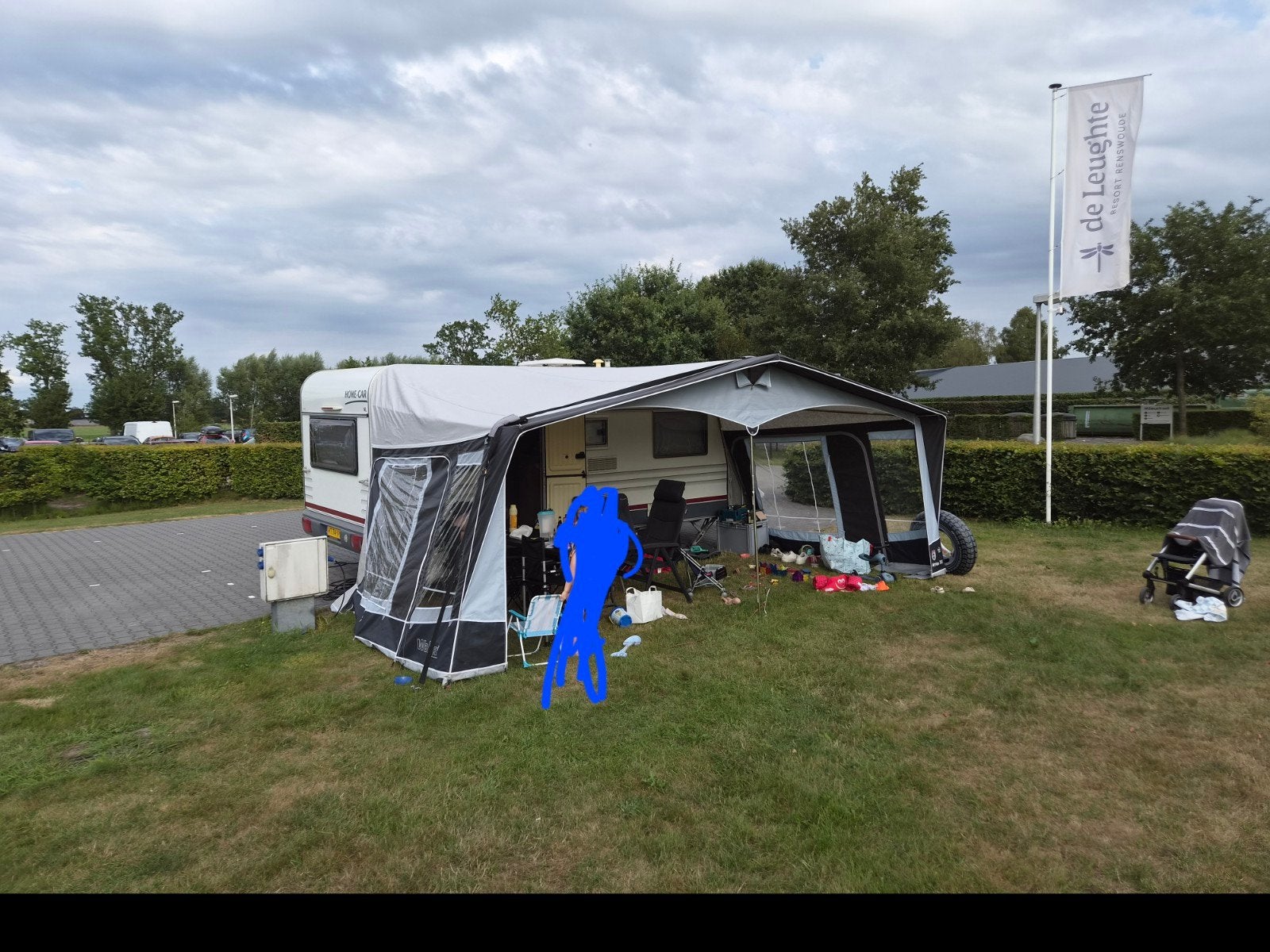 Walker Atrium 300 Voortent incl. luifel met zijwanden, Ophalen, Zo goed als nieuw, Ten Cate All Season 240g/m2, Walker Campingstyle