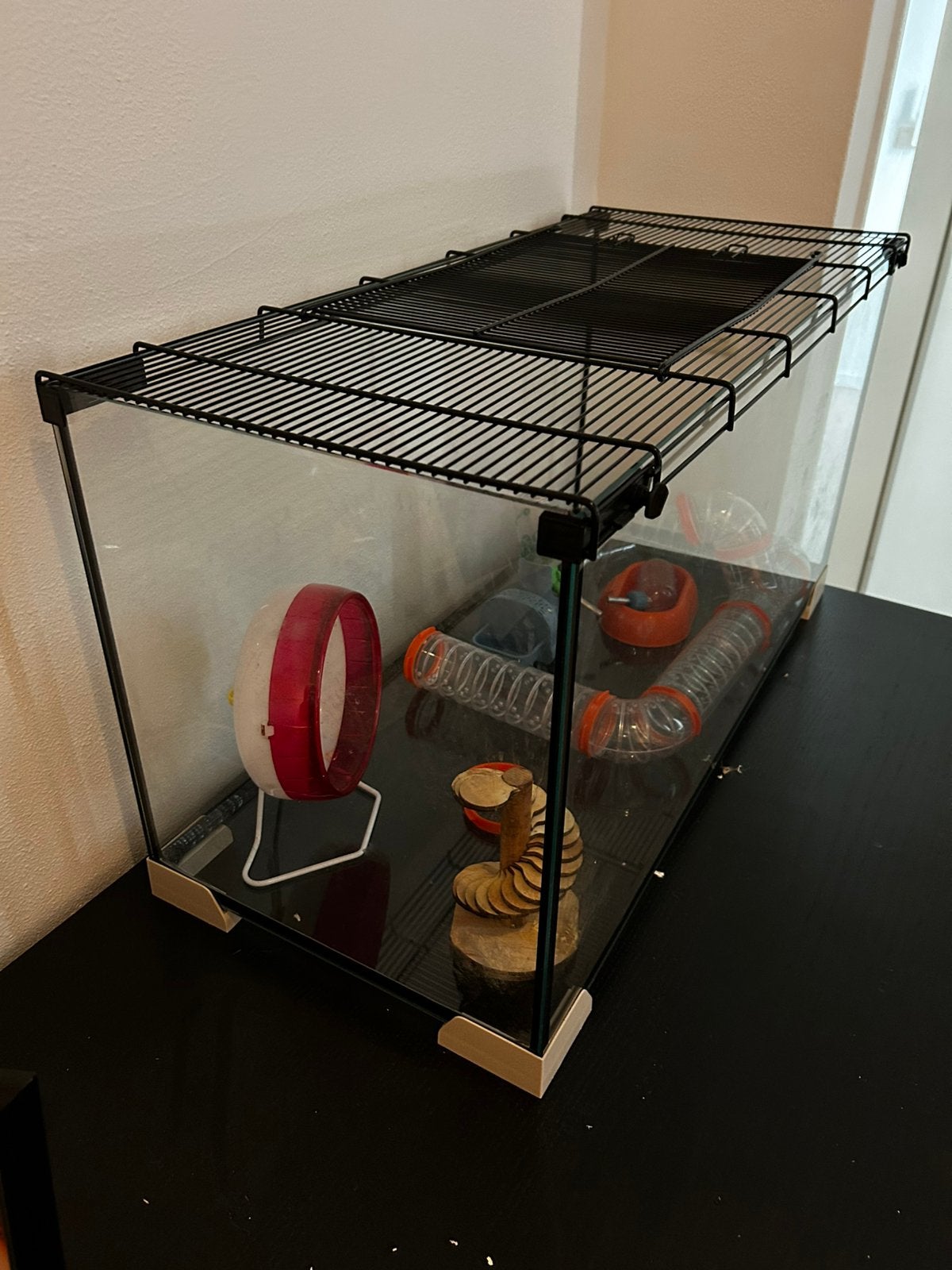 Glazen knaagdierhok lengte 80cm, breedte 35cm, hoogte 42,5cm, Kooi, Gebruikt, Muis, 75 tot 110 cm