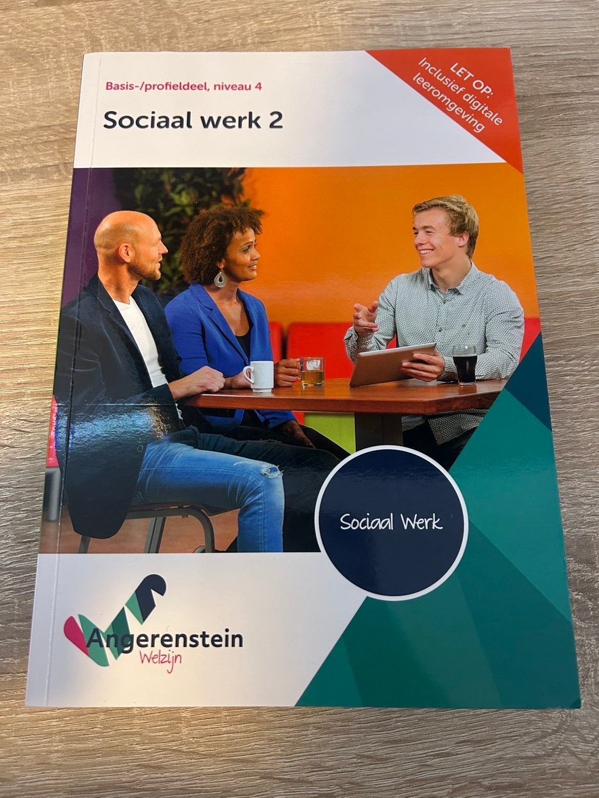 Sociaal Werk 2 - Basis-/profieldeel, niveau 4 (Angerenstein), Ophalen of Verzenden, Gamma, Zo goed als nieuw, MBO