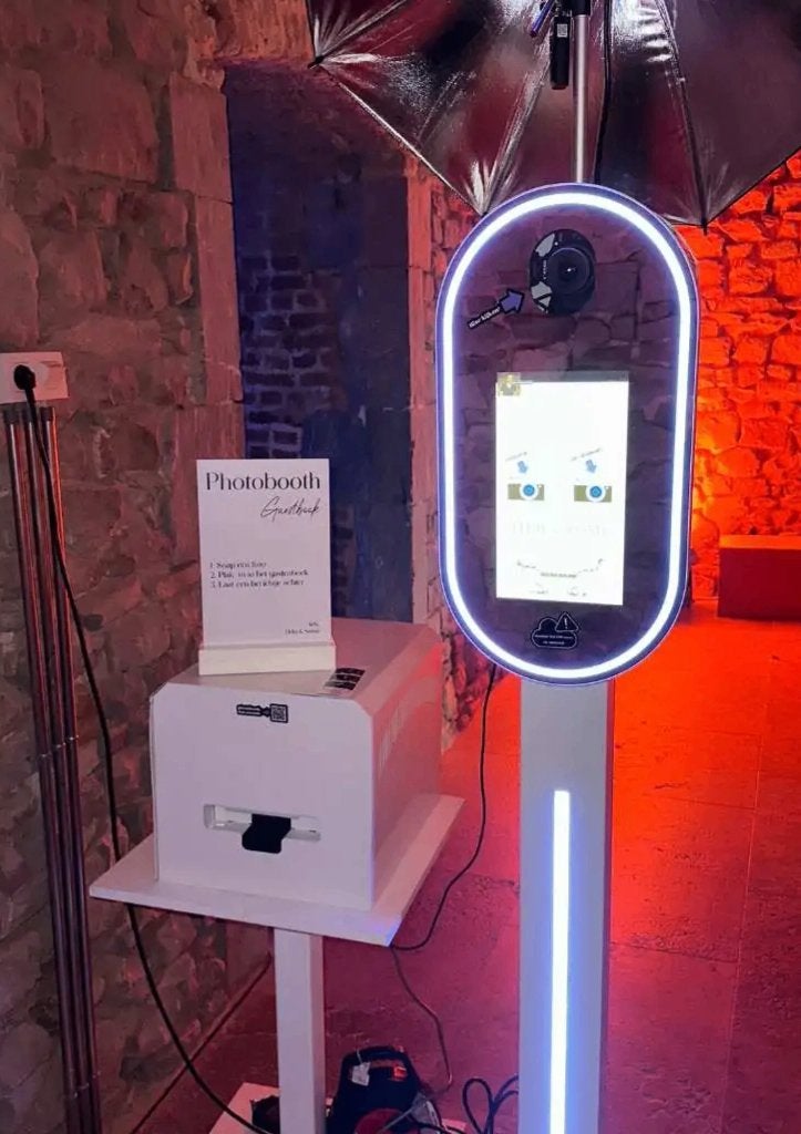 Ovale Photobooth - Te huur - Luxe uitstraling, Ophalen, Nieuw, Overige