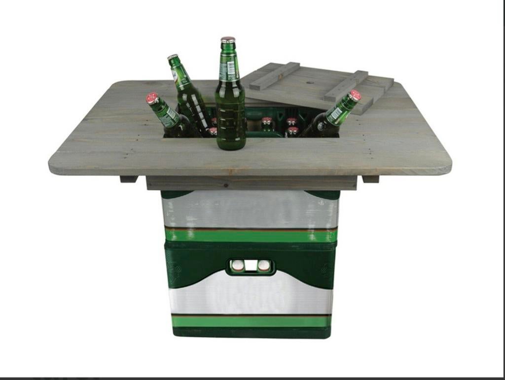 Bierkrat Tafelblad - Houten Blad voor Bierkrat, Ophalen, Gebruikt, Rechthoekig, Hout