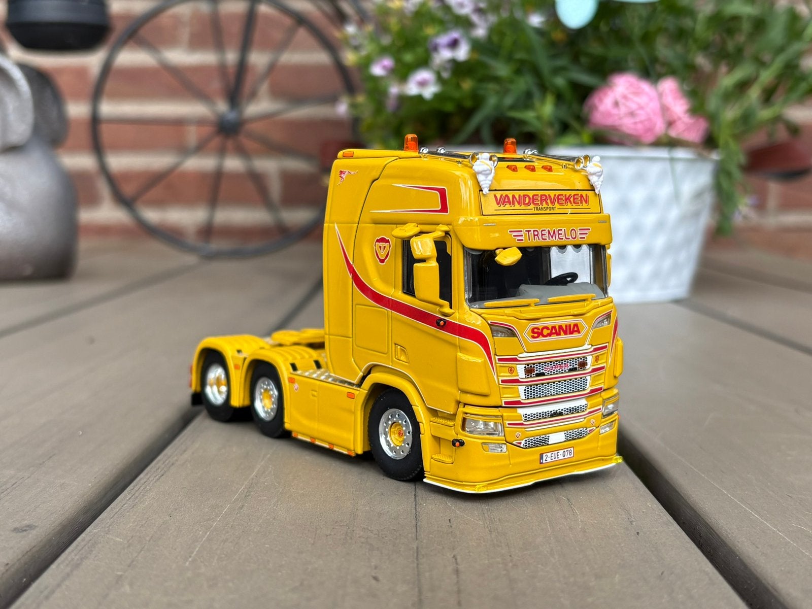 WSI scania R nextgen van VANDERVEKEN uit BELGIE., Ophalen of Verzenden, Zo goed als nieuw, Bus of Vrachtwagen, Wsi