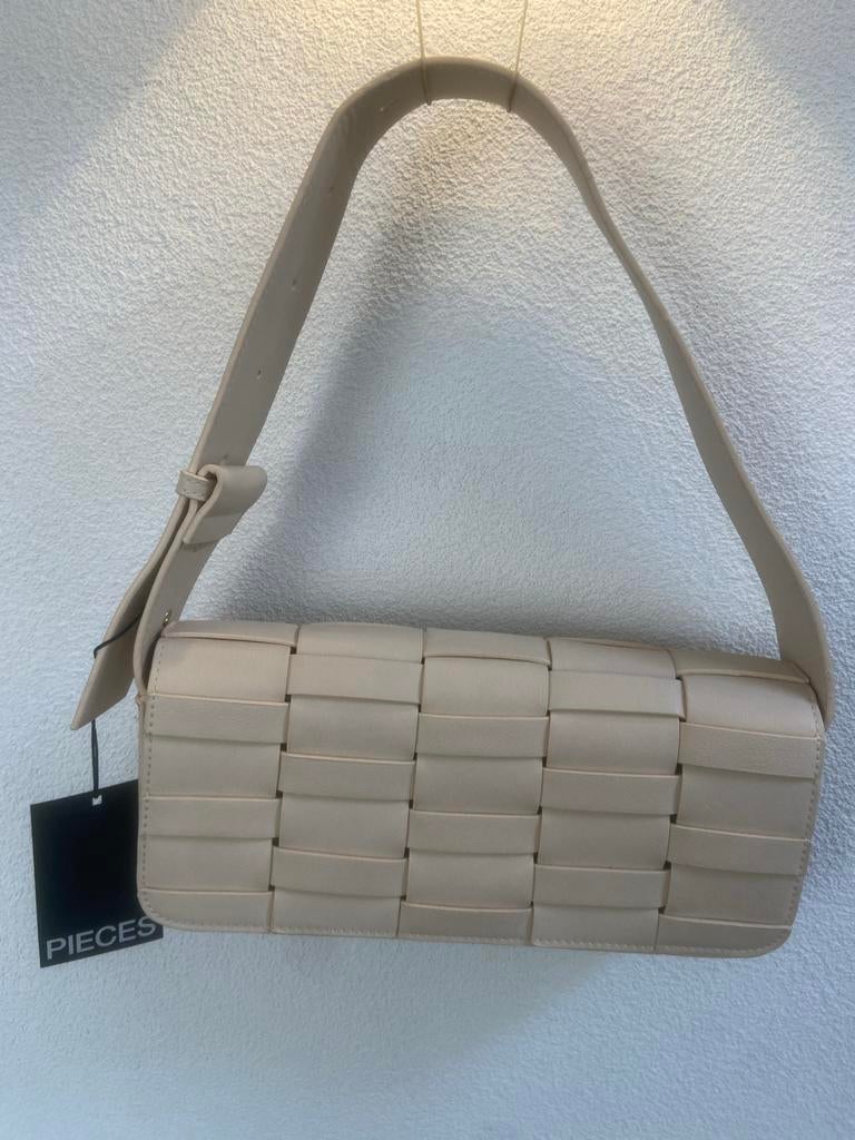 Pieces handtas, nieuw, Ophalen of Verzenden, Nieuw, Beige, Handtas