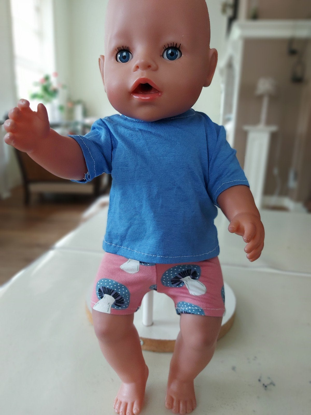 Leuke paddestoelen set baby born pop, Ophalen of Verzenden, Nieuw, Babypop
