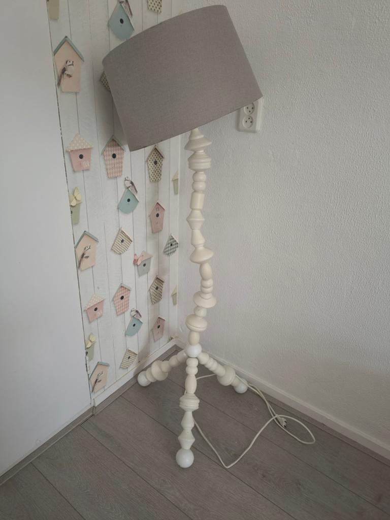 Unieke vintage IKEA lamp 18190 wit. Collectors item lamp., Gebruikt, Ophalen of Verzenden, Onb, Onb