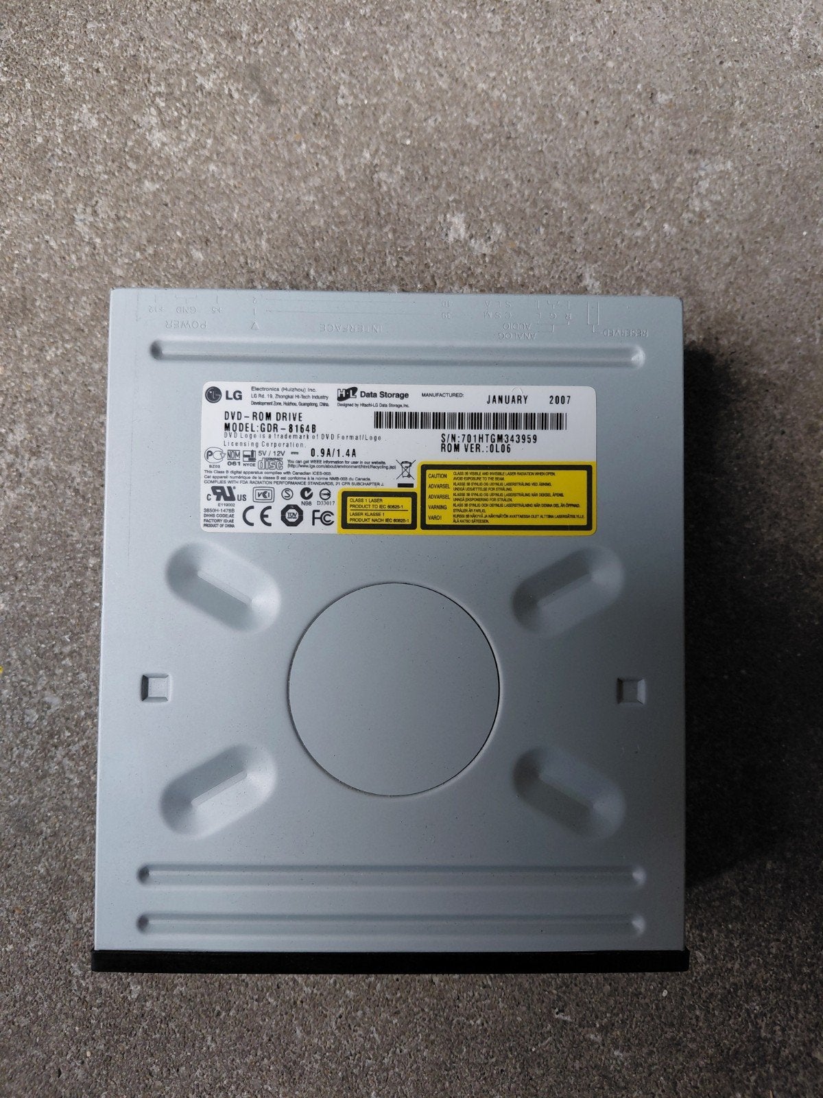 LG GDR-8164B DVD-ROM Drive - Intern, Computers en Software, Optische drives, Ophalen, Intern, Gebruikt, Dvd