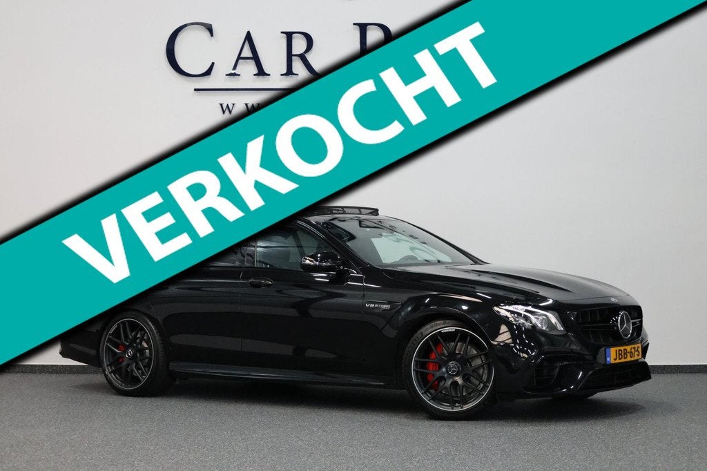 Mercedes-Benz E-klasse AMG 63 4MATIC 650+PK LED/VIRTUAL/SFEE, Auto's, Mercedes-Benz, Automaat, Gebruikt, Zwart, 11 km/l