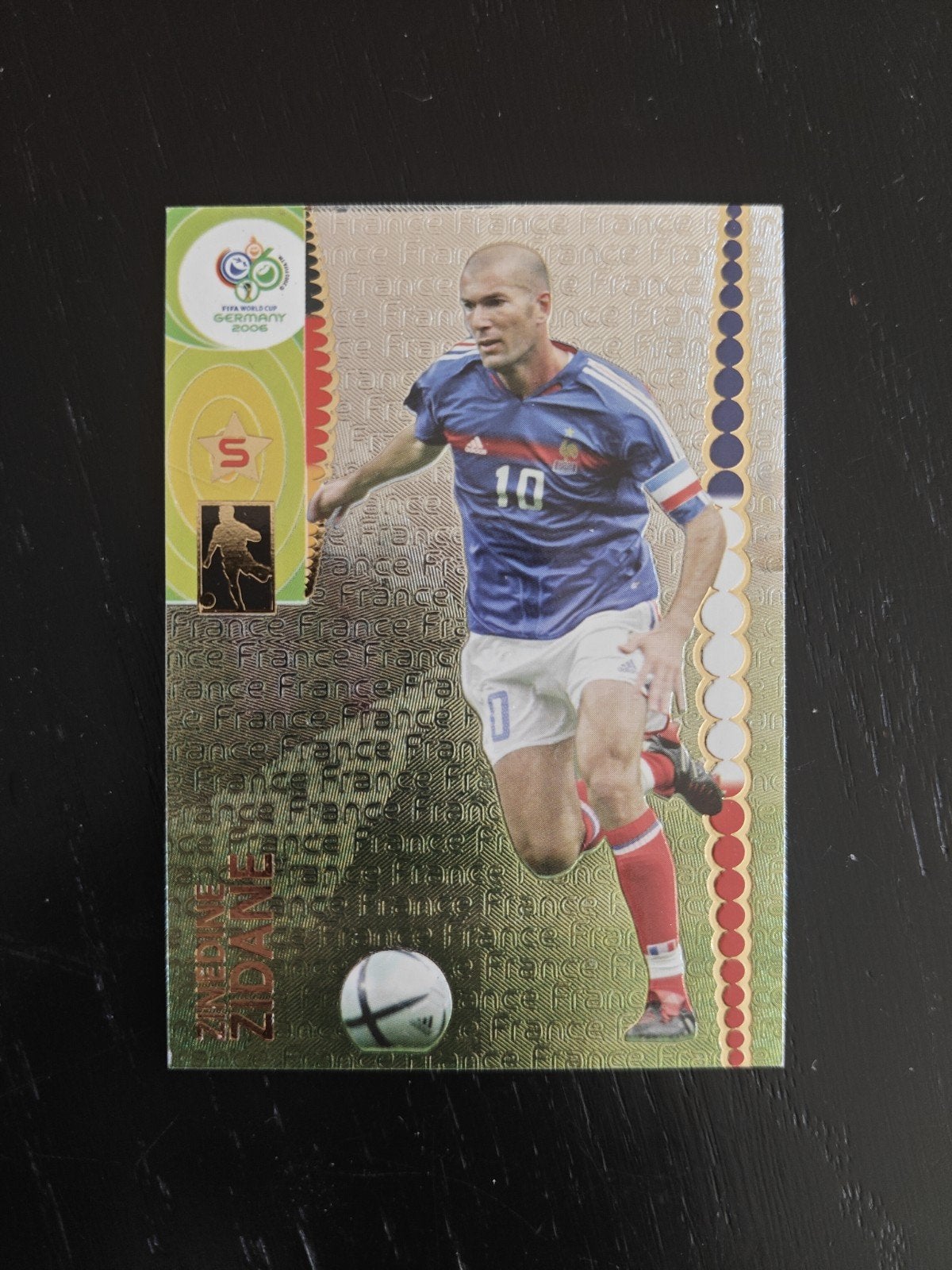 Panini World Cup 2006 Zinedine Zidane, Verzenden, Zo goed als nieuw, Buitenlandse clubs, Poster, Plaatje of Sticker