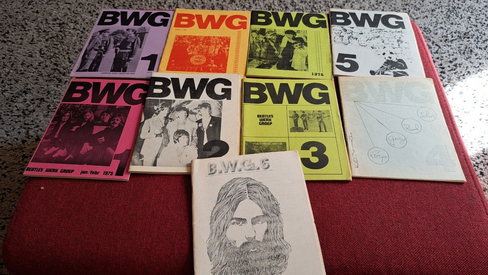 Beatles Wergroep 9 fanclub bladen, Boeken, Ophalen of Verzenden, Zo goed als nieuw