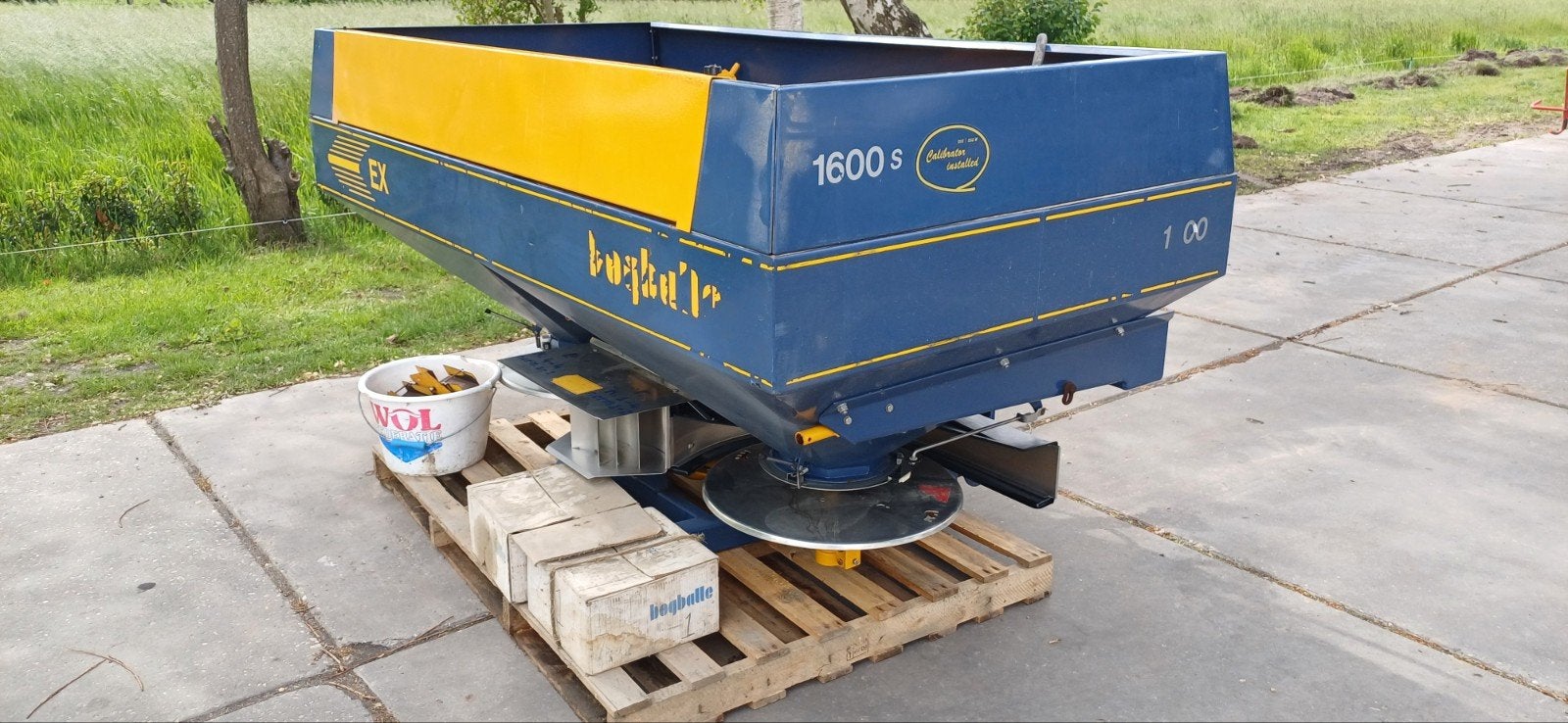 Bogballe EX 1600S kunstmest strooier lely vicon, Ophalen, Gewasbescherming en Bemesting
