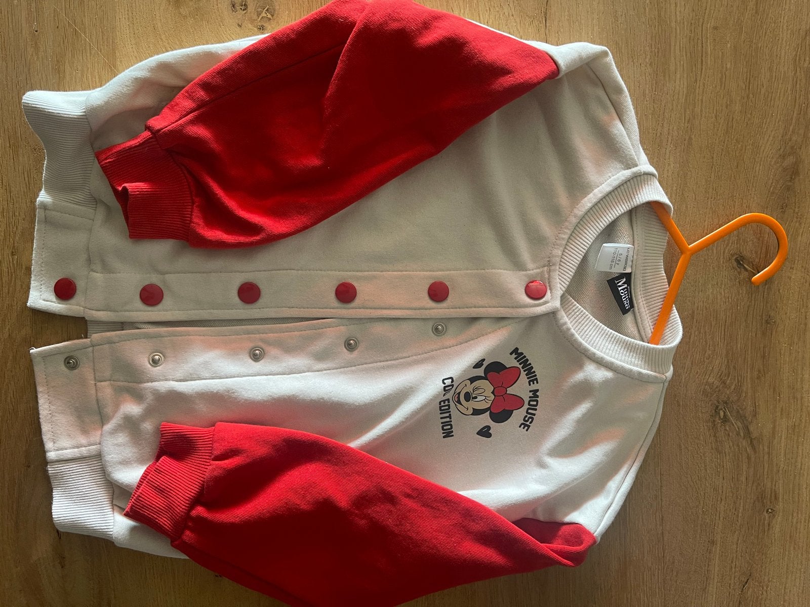 Minnie Mouse Bomberjack Maat 110-116, Ophalen, Gebruikt, Meisje