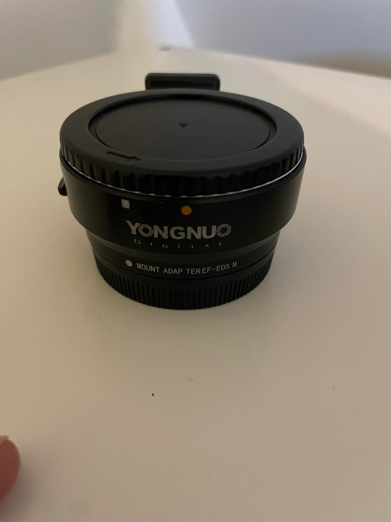 Yunguo mount adapter EF --> EOS-M, Ophalen of Verzenden, Zo goed als nieuw, 50 tot 60 mm, Overige typen