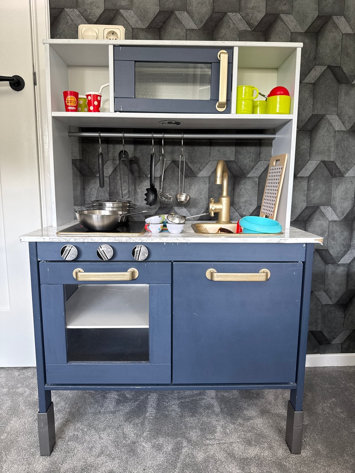 Complete Speelkeuken met Accessoires, Ophalen, Gebruikt, Hout, Speelkeuken
