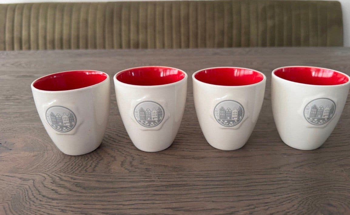 Douwe Egberts Grachtenhuisjes - mokjes, Ophalen of Verzenden, Nieuw, Overige stijlen, Kop(pen) en/of Schotel(s)