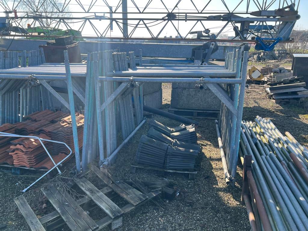 Compleet steiger, Doe-het-zelf en Verbouw, Steigers, Ophalen, Gebruikt, Gevelsteiger, 5 meter of hoger