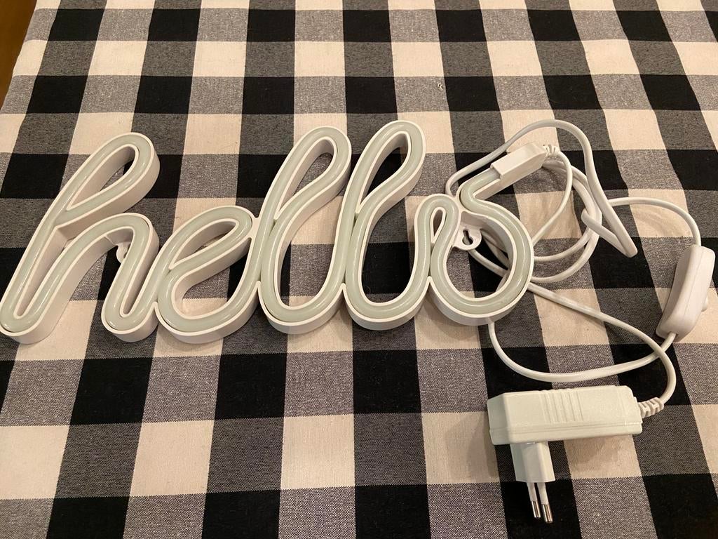 NIEUW wandlamp HELLO, Ophalen of Verzenden, Nieuw