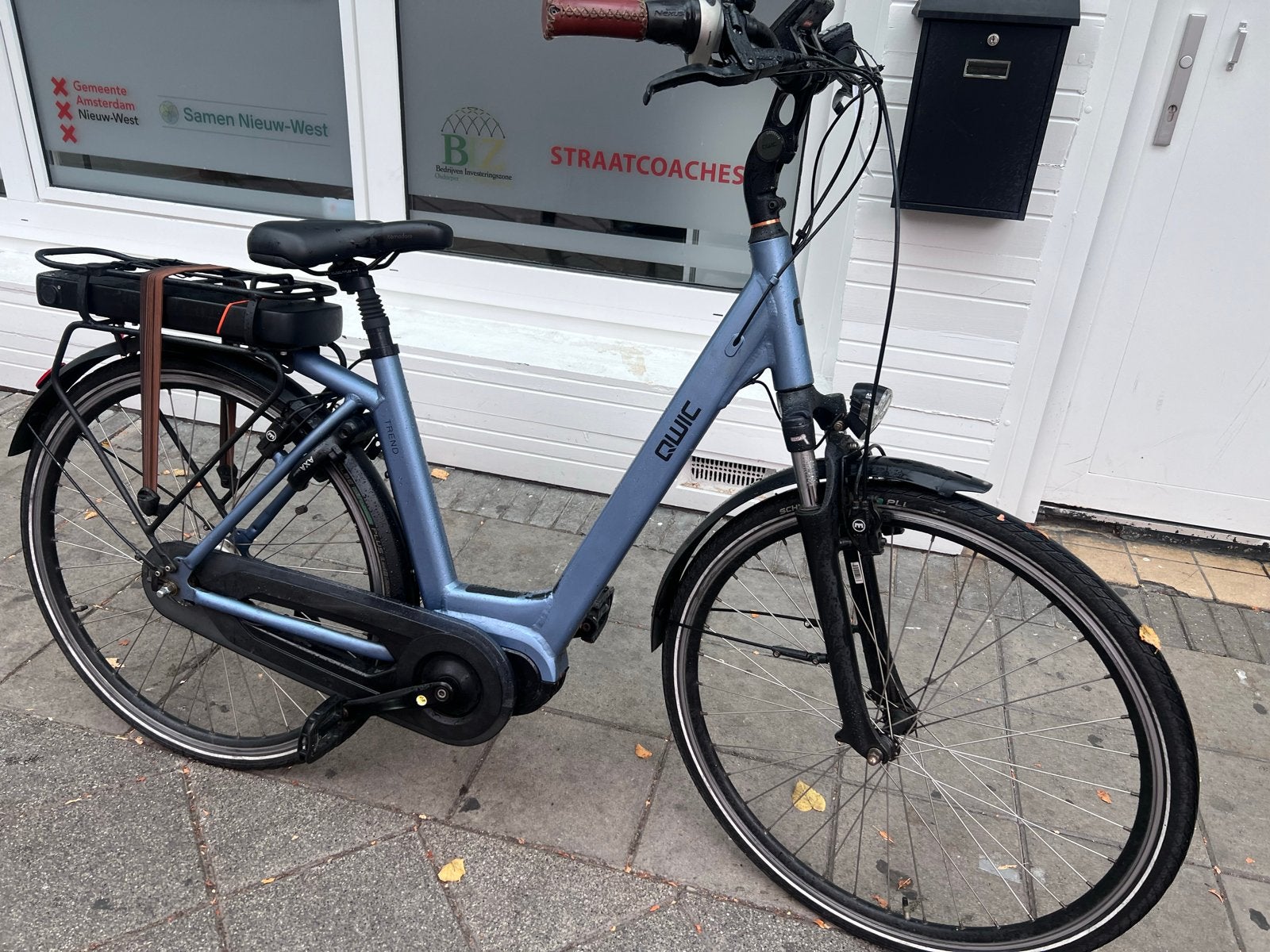 QWIC TREND elektrische fiets - middenmouter /50 cm h, Fietsen en Brommers, 2 zitjes, Zo goed als nieuw, 50 tot 53 cm, Ophalen