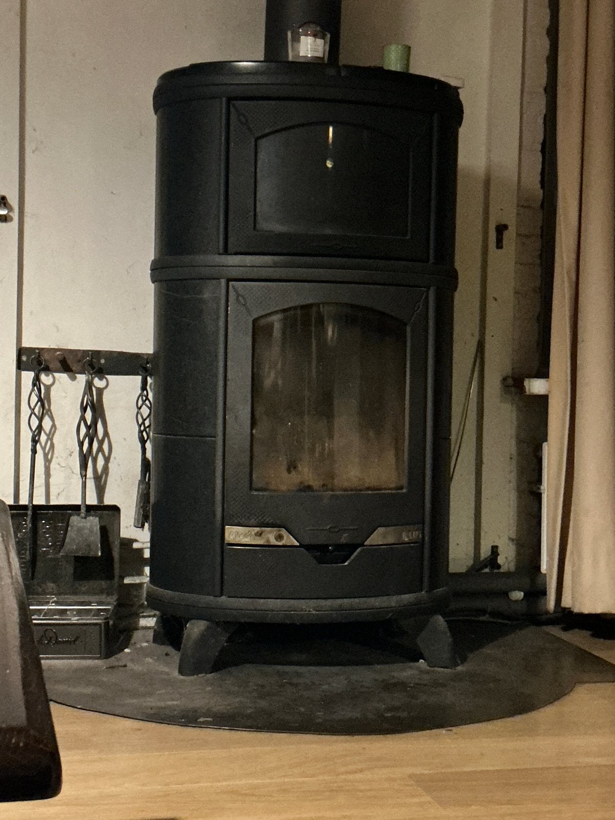 Altech Aqua speksteenkachel - Aansluitbaar op verwarming, Huis en Inrichting, Haarden, Ophalen, Gebruikt, Vrijstaande haard, Houthaard