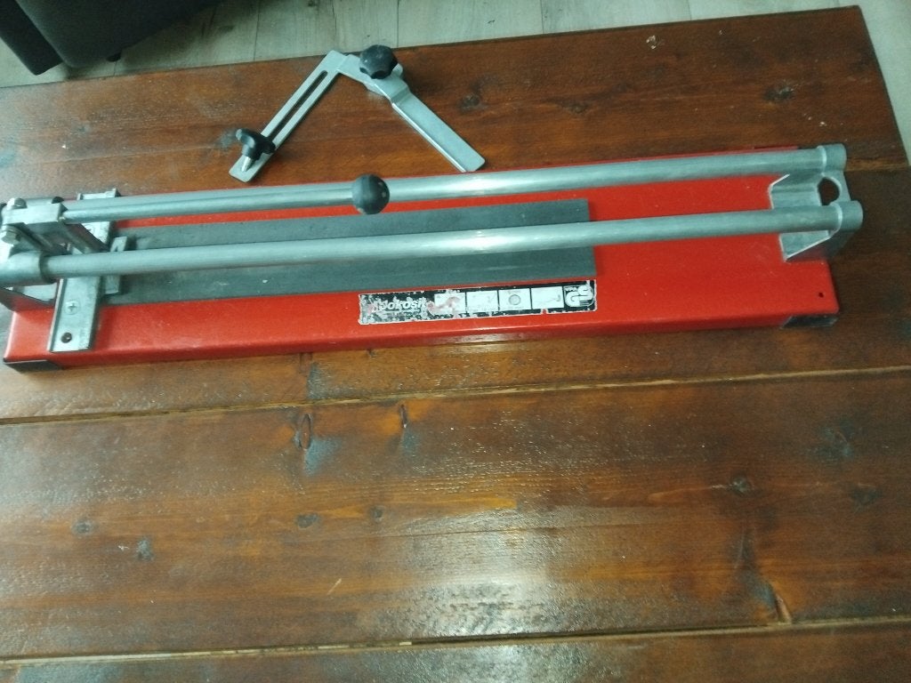 tegelsnijder 600 mm, Doe-het-zelf en Verbouw, Ophalen, Gebruikt, 60 cm of meer, Minder dan 5 m²
