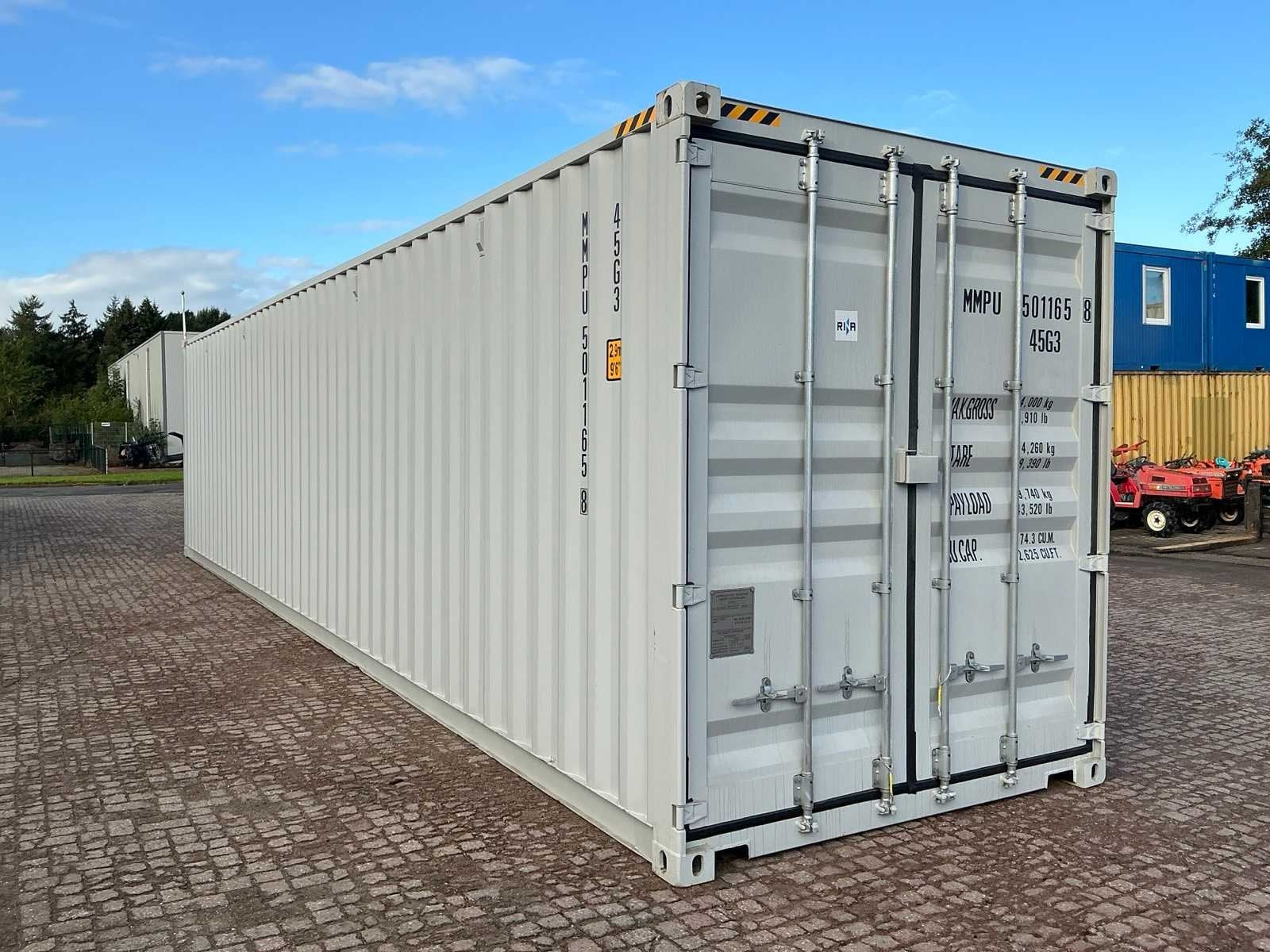 40ft High Cube Opslagcontainer met 4 zijdeuren