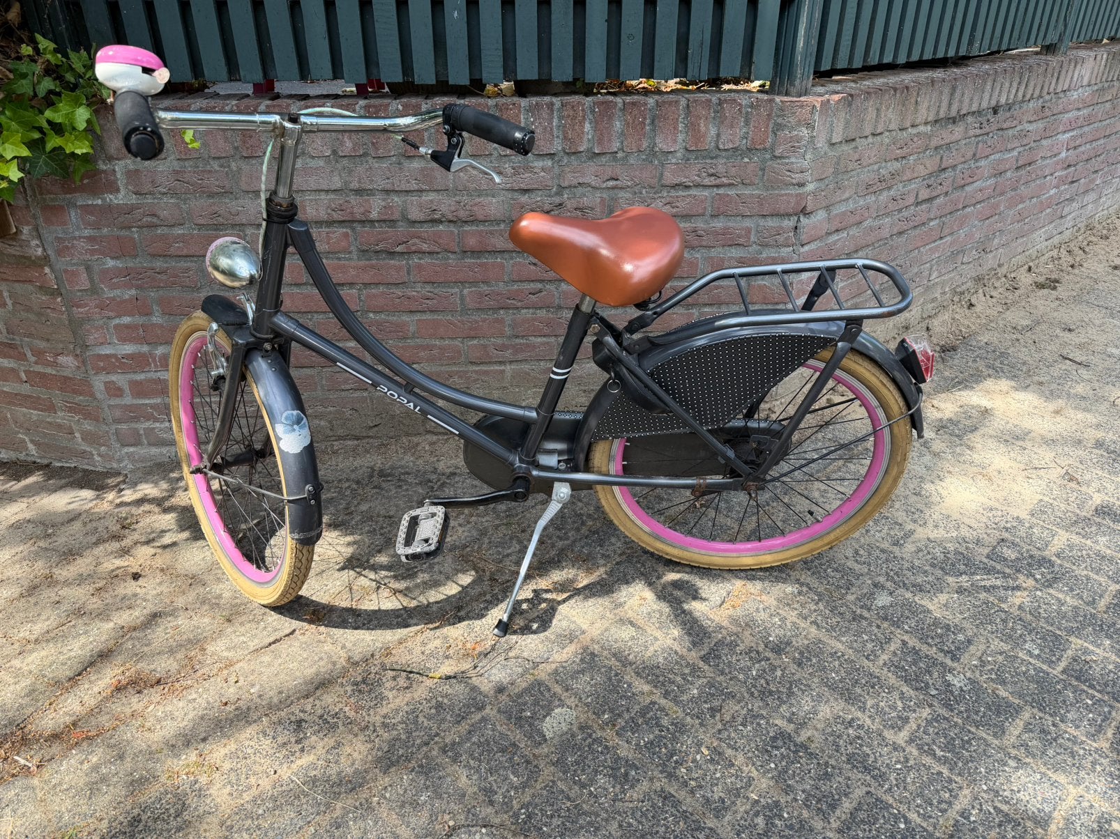 Popal meisjesfiets 22 inch, Ophalen, Terugtraprem, 22 inch, Gebruikt