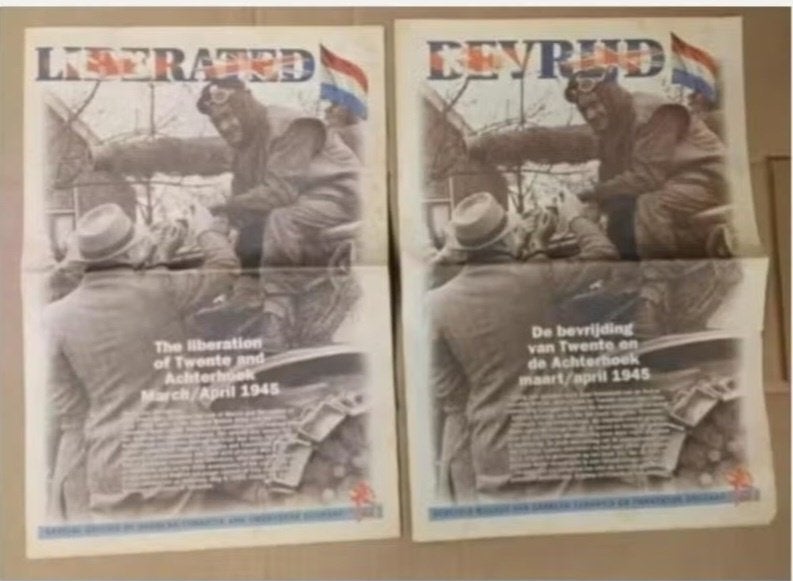 Originele oorlogs bevrijdingskrant in NL's én engelse uitgav, Ophalen, Overige soorten, Overige gebieden, Overige typen