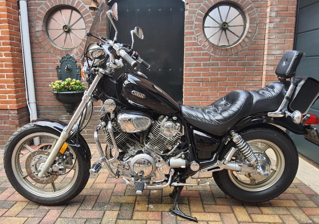Yamaha Virago XV 1100, Motoren, Cardan-aandrijving, 2 cilinders, Gebruikt, Particulier