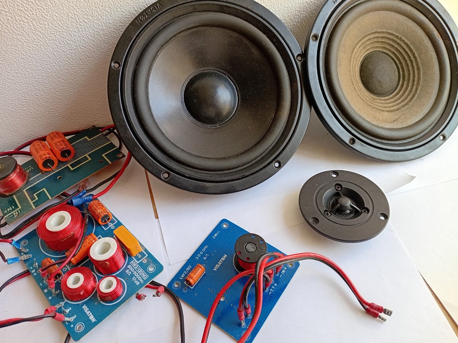 Visaton Speaker Onderdelen: Woofers, Tweeters, Crossovers, Ophalen of Verzenden, Gebruikt, Overige typen, Overige merken