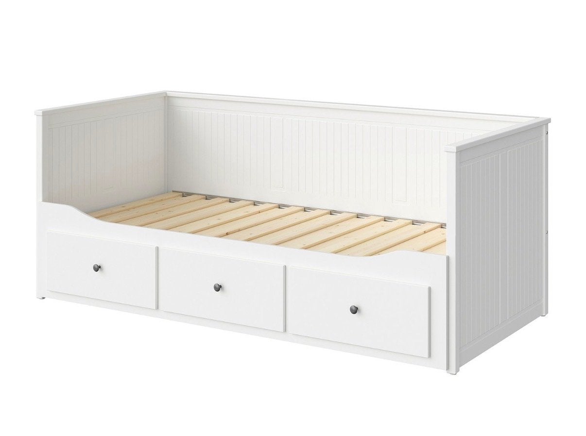 IKEA Hemnes Bed - Exclusief Matras, Huis en Inrichting, Ophalen, Gebruikt, Eenpersoons, Wit
