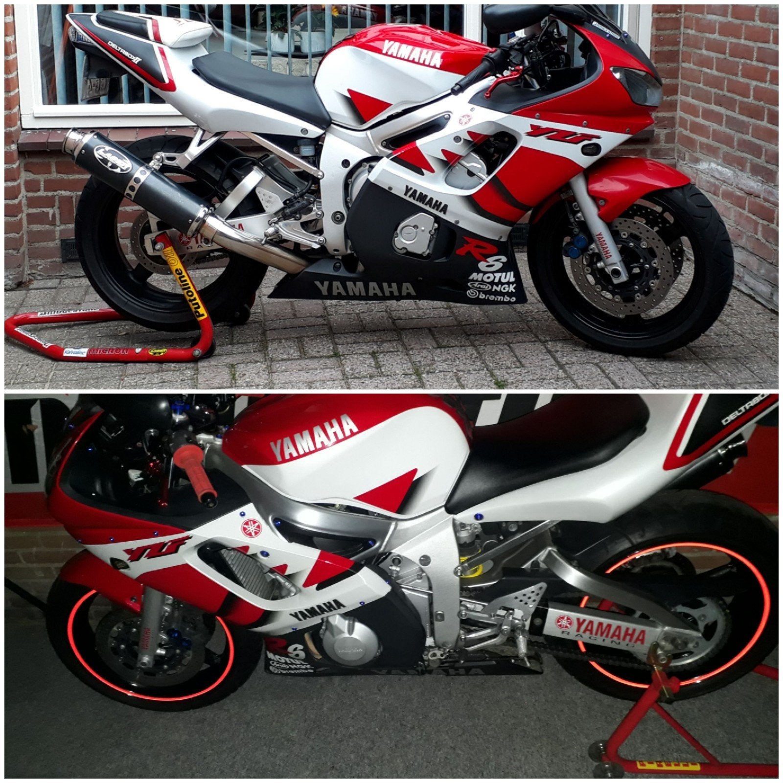yamaha r6 1999 - rj03 met cilinder schade !! [ compleet ], Ophalen, Gebruikt