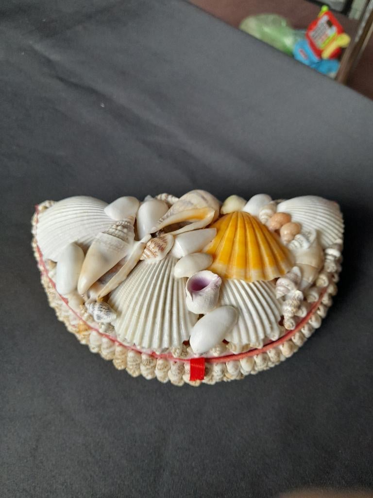 Vintage schelpendoosje, Ophalen of Verzenden