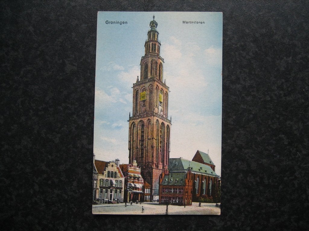 GRONINGEN Martinitoren J, Ophalen of Verzenden, 1920 tot 1940, Groningen