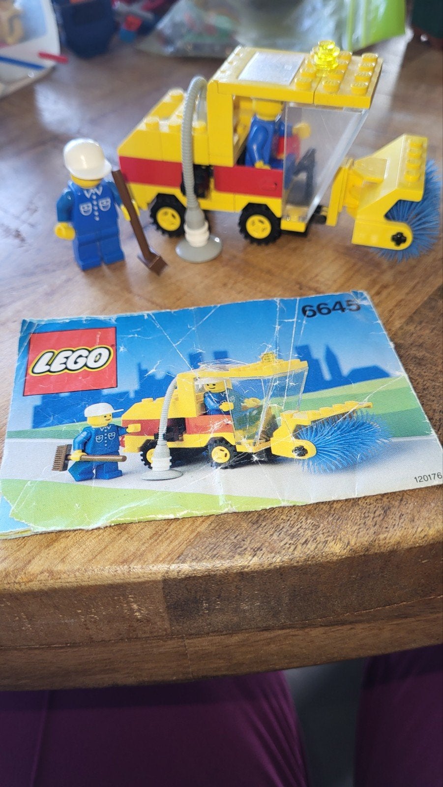 LEGO City Straatveger 6645 met minifiguur en instructies, Compleet, Lego, Ophalen of Verzenden, Complete set