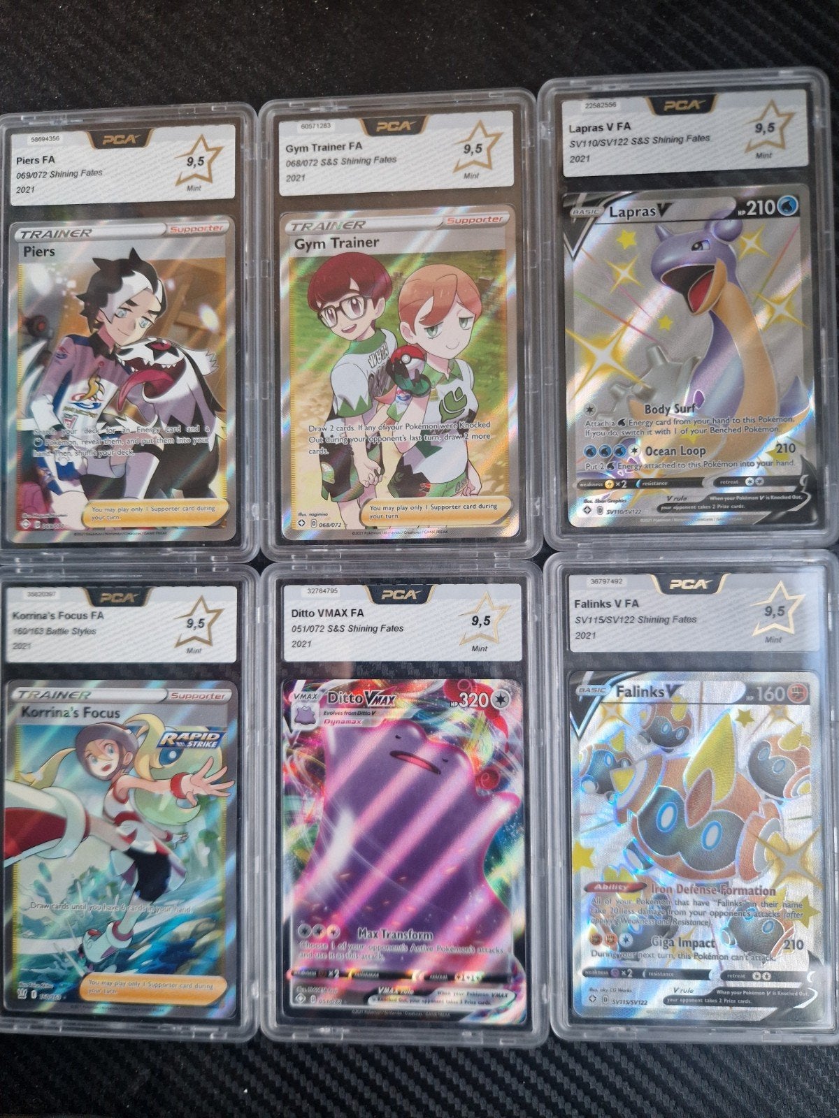 6x pca Pokémon, Ophalen of Verzenden, Nieuw, Meerdere kaarten, Foil