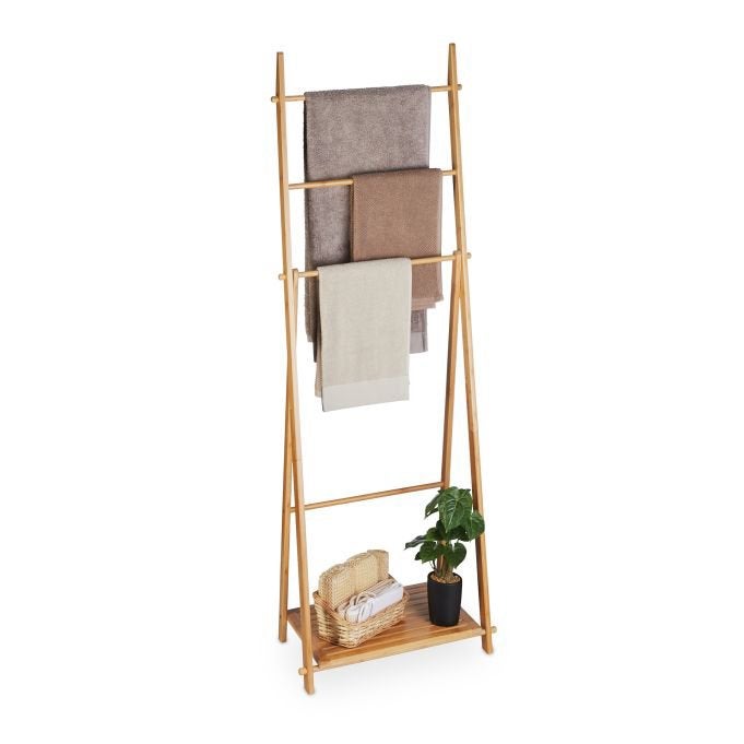 Handdoekenrek - Kledingrek - bamboe - Nieuw, Ophalen, Nieuw, 50 tot 100 cm, Babijhandel@gmail.com