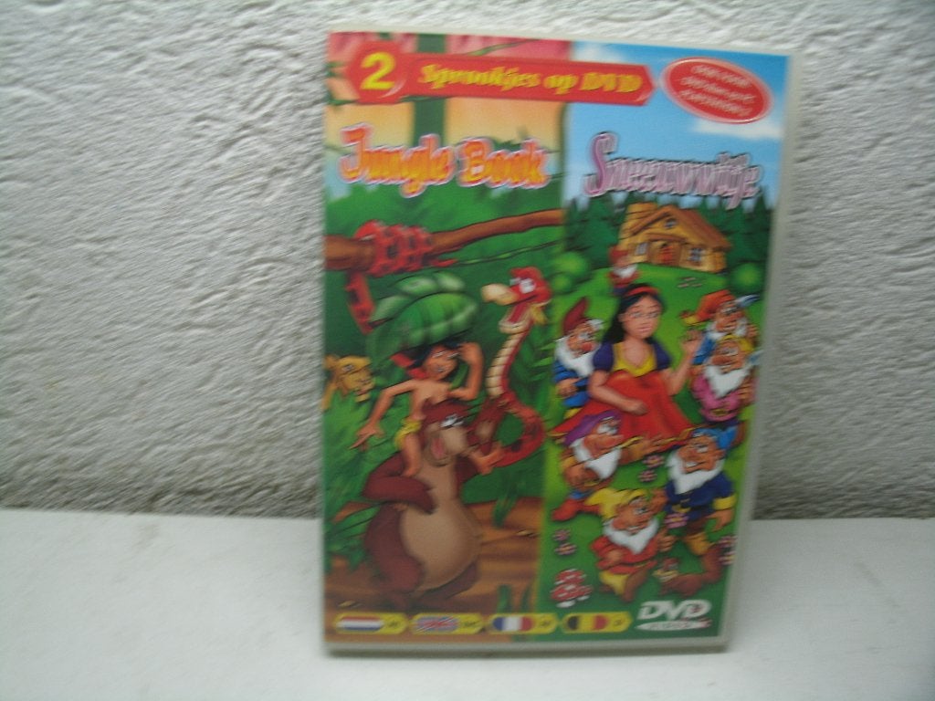 dvd 229k jungle book en sneeuwwitje, Alle leeftijden, Ophalen of Verzenden, Zo goed als nieuw, Amerikaans