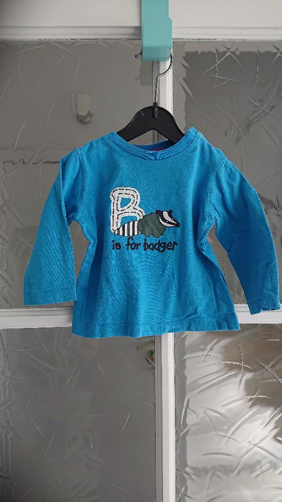 Longsleeve wasbeer Hema - maat 74, Gebruikt, Ophalen of Verzenden, Hema, Jongetje