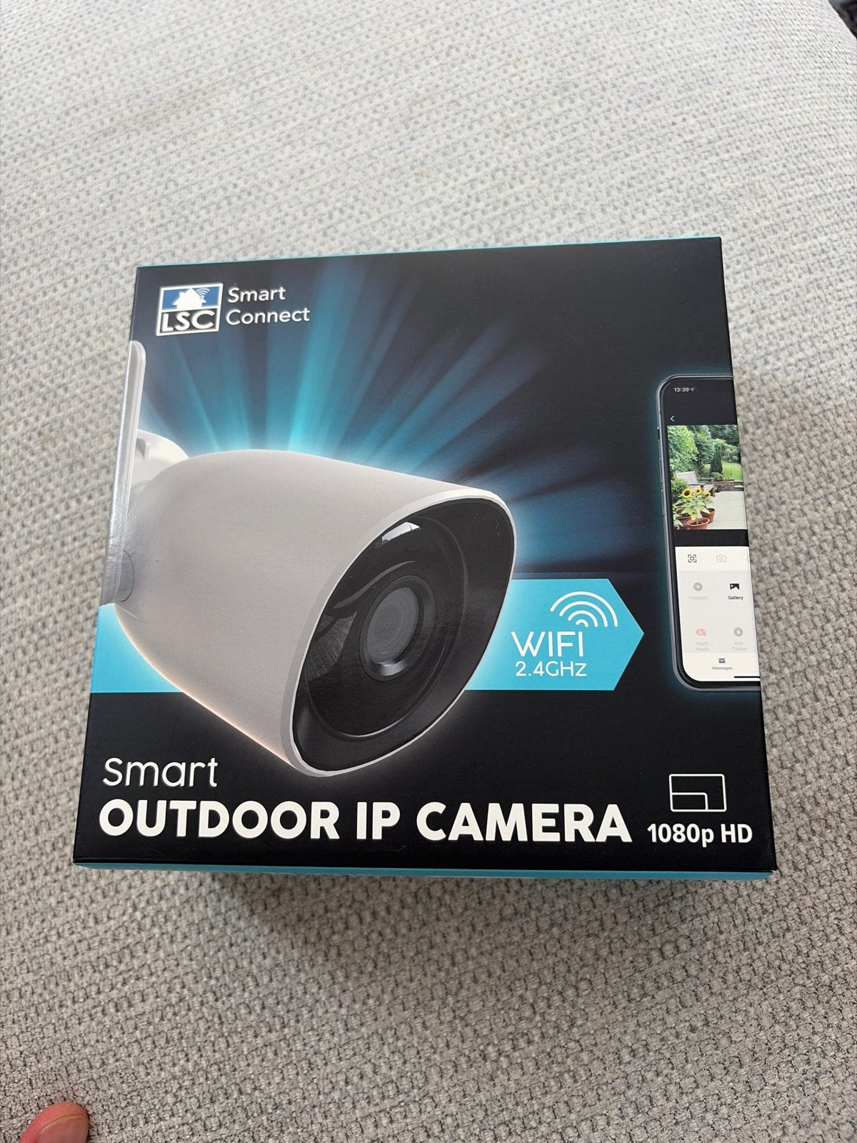 LSC Smart Connect Outdoor IP Camera 1080p HD Wifi, Audio, Tv en Foto, Videobewaking, Ophalen, Nieuw, Buitencamera