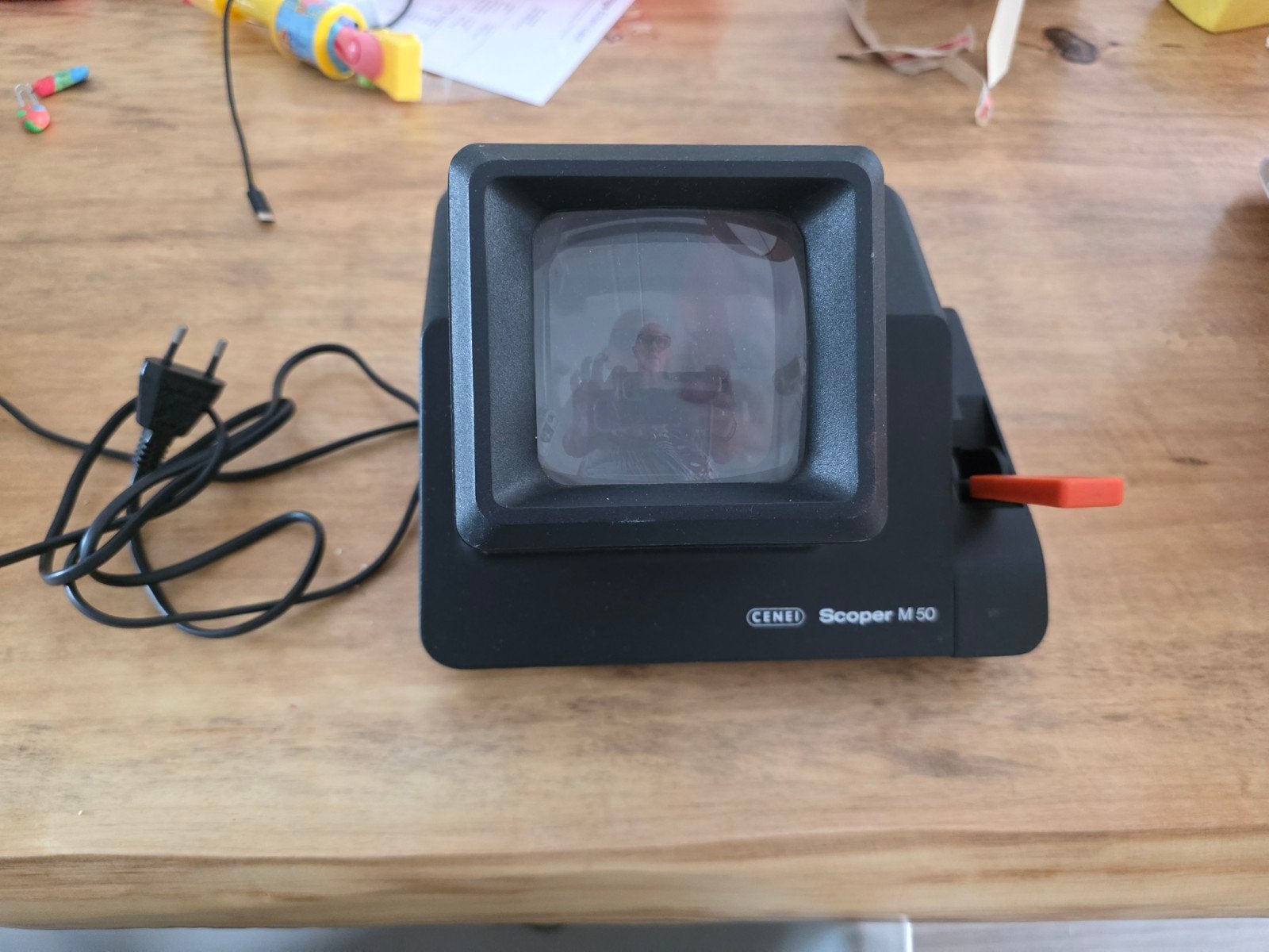 CENEI Scoper M 50 dia-viewer, Ophalen of Verzenden, Gebruikt, Met scherm