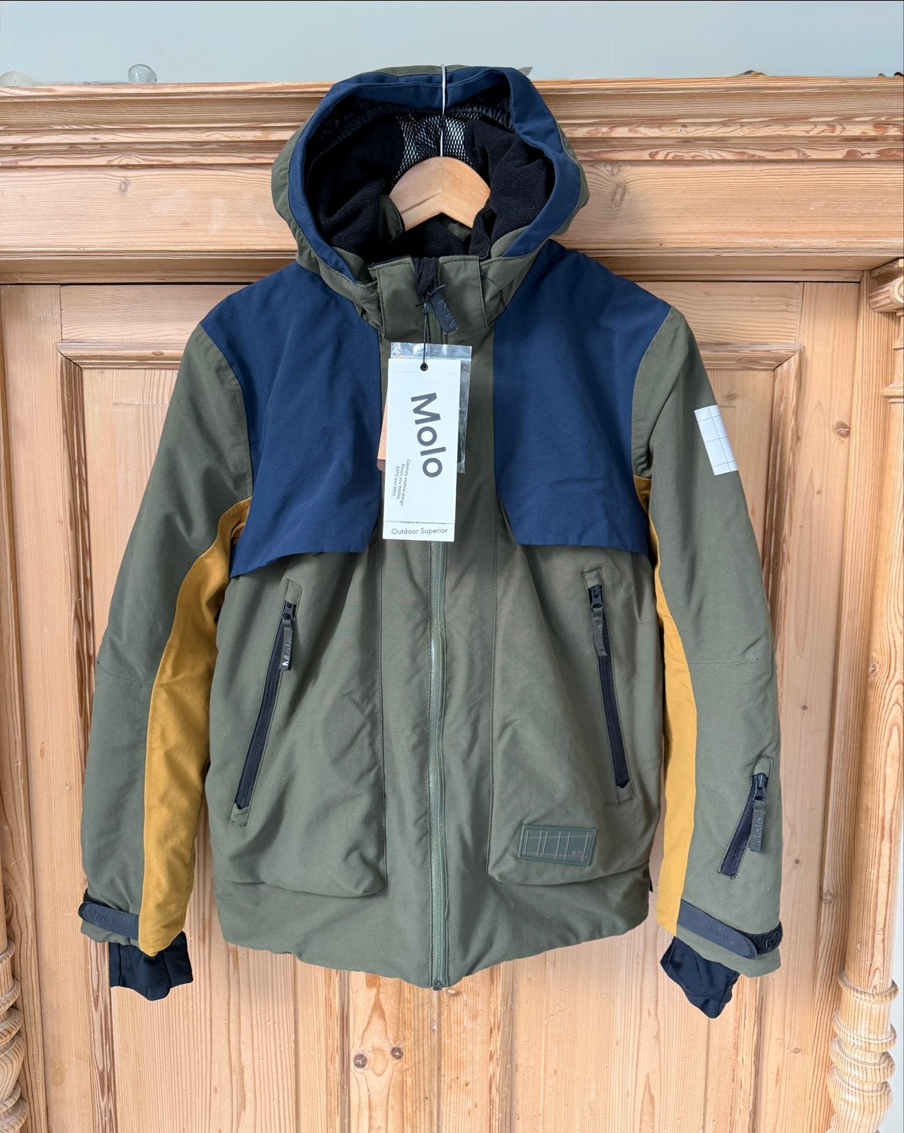 Warme en stoere Molo Alpine winterjas skijas maat 176, zgan!, Ophalen of Verzenden, Zo goed als nieuw, Jongen, Jas
