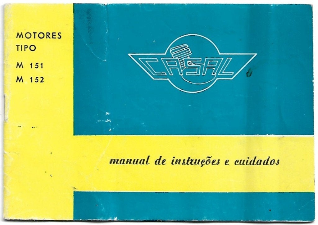Casal M151 M152 Manual handleiding bromfiets (1291z), Verzenden, Zo goed als nieuw