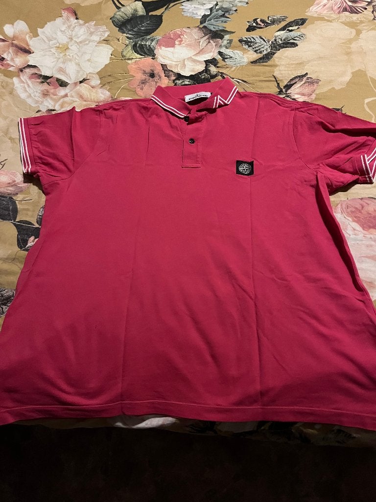 Polo shirt roze - Merk!, Kleding | Heren, Overige maten, Ophalen of Verzenden, Roze, Stone Island