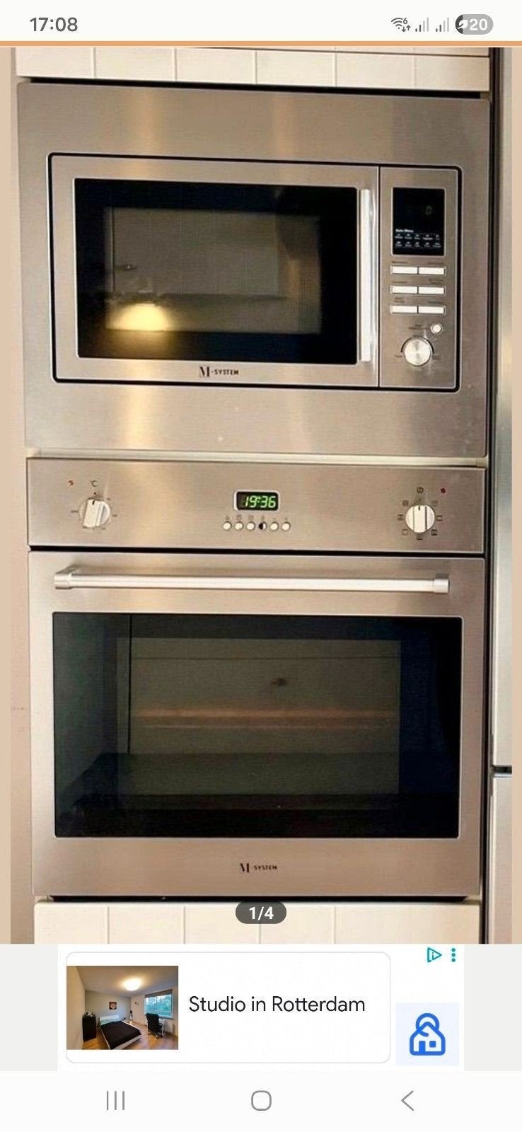 Inbouw oven en inbouw magnetron M- system 60euro!!!, Witgoed en Apparatuur, Ovens, Ophalen, Inbouw
